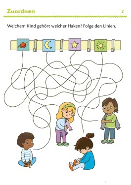 Rätseln für Kita-Kinder: Mein bunter Kindergarten-Block: Malen, suchen, zuordnen