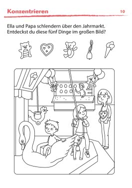 Mein bunter Kindergarten-Block: Rätseln, malen, kombinieren