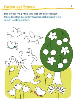 Mein bunter Lern- und Rätselblock: Kindergarten