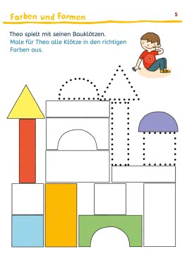 Mein bunter Lern- und Rätselblock: Kindergarten