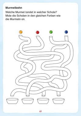 Schlau für die Schule: Mein bunter Motorik-Block