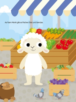 Innenansicht von „Mein buntes Anzieh-Stickerbuch: Berufe“