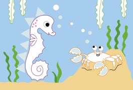 Innenansicht von „Mein buntes Formen-Stickerbuch: Unter Wasser“