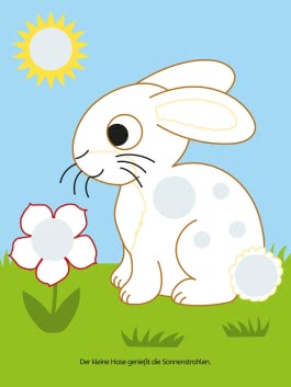 Mein buntes Punkte-Stickerbuch: Tiere