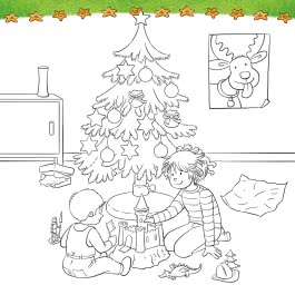 Innenansicht von „Mein dicker Weihnachts-Mitmach-Block“