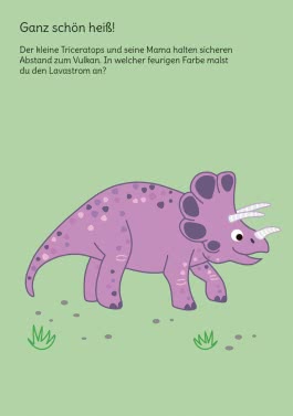 Ausmalbilder für Kita-Kinder: Mein erstes großes Zauber-Malbuch: Dinos & Drachen