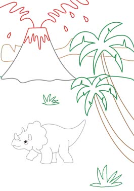 Ausmalbilder für Kita-Kinder: Mein erstes großes Zauber-Malbuch: Dinos & Drachen