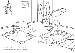 Mein erstes Yoga-Malbuch