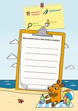 Frag doch mal ... die Maus: Mein Ferien-Rätselblock mit der Maus