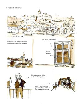 Innenansicht von „Mein Freund Rilke“