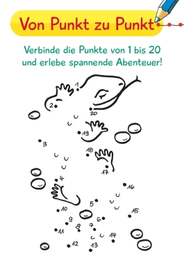 Innenansicht von „Mein kleines Malbuch: Punkte-Bilder von 1 - 20“