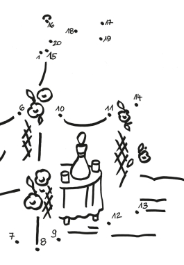 Innenansicht von „Mein kleines Malbuch: Punkte-Bilder von 1 - 20“