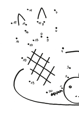 Innenansicht von „Mein kleines Malbuch: Punkte-Bilder von 1 - 20“