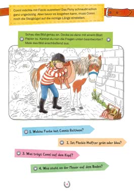Innenansicht von „Mein liebstes Mal- und Spielbuch: Ponys“