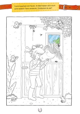 Innenansicht von „Mein liebstes Mal- und Spielbuch: Ponys“