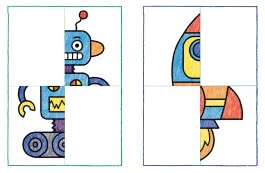 Innenansicht von „Mein lustiges dickes Malspielbuch“