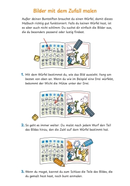 Mein lustiges großes Malspielbuch: Würfeln & Malen (ab 7 Jahren)