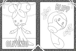 Innenansicht von „Mein magisches Winter-Malbuch“