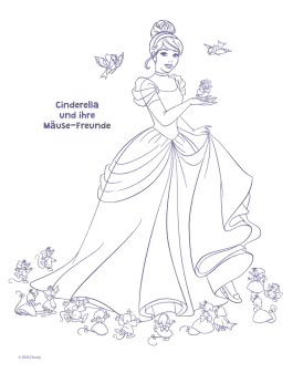 Innenansicht von „Mein Magnet-Malbuch Disney Prinzessin“