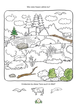 Innenansicht von „Mein Mega-Oster-Mitmach-Block“