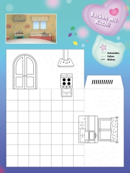 Innenansicht von „Mein POP-UP Puppenhaus“