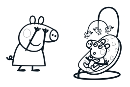 Innenansicht von „Mein Schablonen-Malbuch“