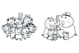 Innenansicht von „Mein Schablonen-Malbuch“