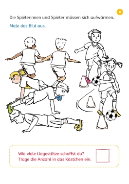 Innenansicht von „Mein supercooler Fußballblock“