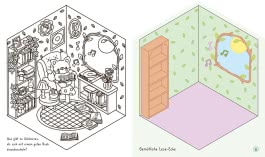 Innenansicht von „Mein süßes Stickerhaus: Cozy Home“