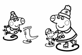 Innenansicht von „Mein Weihnachtsmalbuch“