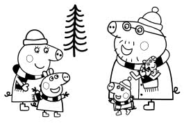 Innenansicht von „Mein Weihnachtsmalbuch“