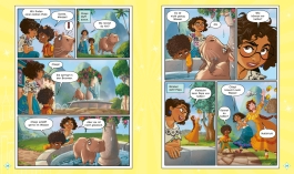 Innenansicht von „Meine ersten Comic-Geschichten: Auf fantastischen Abenteuern“