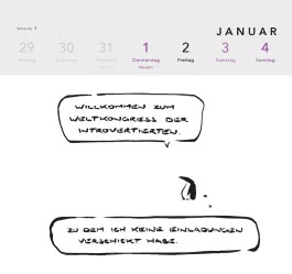 meta bene Postkartenkalender 2026