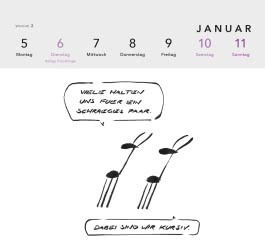 meta bene Postkartenkalender 2026