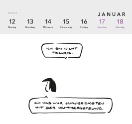 meta bene Postkartenkalender 2026