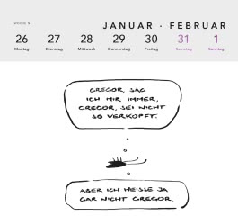 meta bene Postkartenkalender 2026