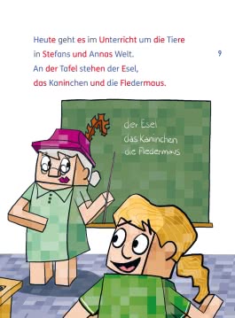 Minecraft Silben-Geschichten: Fackeln – bis die Scheune brennt!