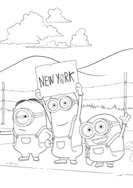 Innenansicht von „Minions: Mein bunter Malspaß“