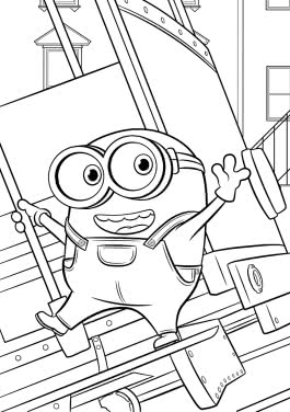 Innenansicht von „Minions: Mein bunter Malspaß“