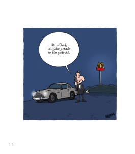 Mit der Lizenz zum Totlachen: Cartoons zum Thema James Bond