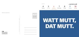 Innenansicht von „MOIN Postkartenkalender 2027“