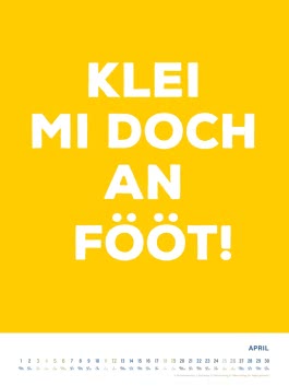 MOIN Wandkalender 2026 - Watt mutt, dat mutt