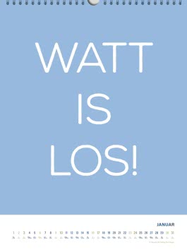 Innenansicht von „MOIN Wandkalender 2027 - Watt mutt, dat mutt“