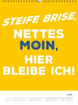 Innenansicht von „MOIN Wandkalender 2027 - Watt mutt, dat mutt“