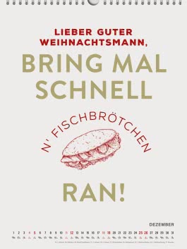 Innenansicht von „MOIN Wandkalender 2027 - Watt mutt, dat mutt“