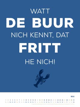 Innenansicht von „MOIN Wandkalender 2027 - Watt mutt, dat mutt“
