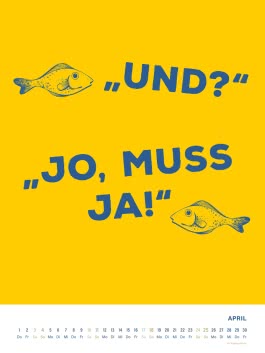 Innenansicht von „MOIN Wandkalender 2027 - Watt mutt, dat mutt“
