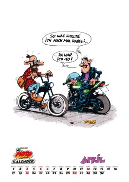 MOTOmania Kalender 2026: Monatskalender im Großformat