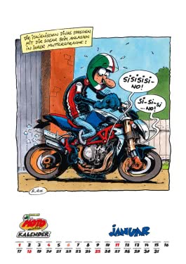MOTOmania Kalender 2026: Monatskalender im Großformat