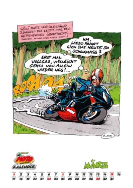 MOTOmania Kalender 2026: Monatskalender im Großformat